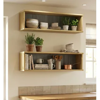 Home Affaire Wandregal 80 x 21 x 23 cm Beige