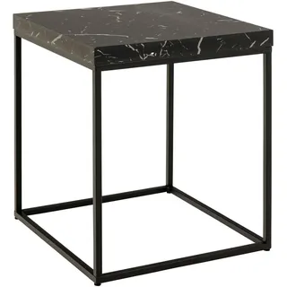 Livetastic Beistelltisch , Schwarz , Holzwerkstoff , quadratisch , eckig , 40x45x40 cm , Wohnzimmer, Wohnzimmertische, Beistelltische, Beistelltische eckig