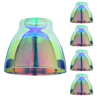 4x 600.11 Paulmann Lampenschirme DecoSystems Schirm Wolbi max.50W Glas Dichroitic