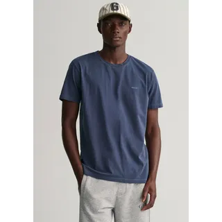 Gant T-Shirt, Sunfaded T Shirt Rundhals, blau