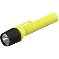 Streamlight 67101 2AA ProPolymer HAZ-LO 65-Lumen Eigensichere Wasserdichte LED Taschenlampe, mit Alkaline Batterien, Gelb
