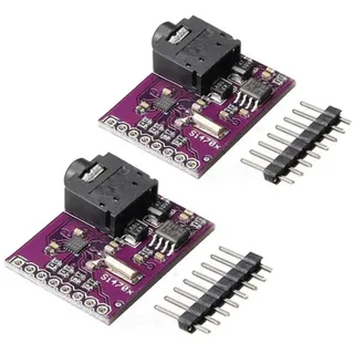 Hailege 2pcs Si4703 RDS FM Radio Tuner Evaluation Breakout Board for Arduino AVR PIC ARM