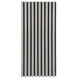 Home Deluxe - Akustikpaneel SONIC Grey Oak - 1 Paneel – 0,32 m2, ca. 80 x 40 cm, Holz/Polyester, auf- und nebeneinader platzierbar I Akustik Paneel Schallschutzpaneel Akustikplatten Wandpaneel