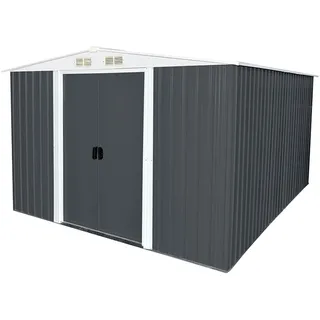 Home Deluxe Geräteschuppen Bohio XXL 2,57 x 3,13 m Grau