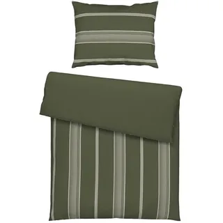 Esposa Bettwäsche , Grün , Textil , Karo , 140x220 cm , pflegeleicht, atmungsaktiv, hautfreundlich, schadstoffgeprüft, bio , Heimtextilien, Bettwäsche & Leintücher, Bettwäsche, Flanell-Bettwäsche