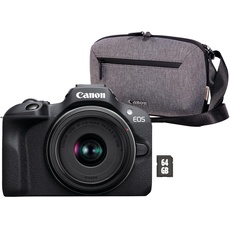 Bild von EOS R100 + RF-S 18-45mm is STM Travel Kit (Shoulder Bag + 64GB SD Card)