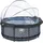 EXIT Stone Pool 360 x 122 cm inkl. Sandfilteranlage, Abdeckplane, Poolleiter, Reparaturset