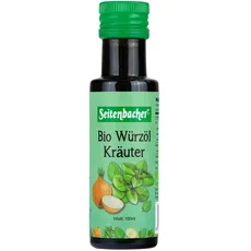 Seitenbacher Bio Würzöl Kräuter I kaltgepresst I Erstpressung I Dressing I Dips I Marinade I 1x100ml