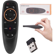 Roger Air Mouse PRO1 Wireless remote control with QWERTY keyboard (Universal), Fernbedienung, Schwarz