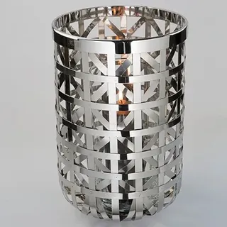 Fink Windlicht »JORIS, Weihnachtsdeko« aus Edelstahl, silberfarben