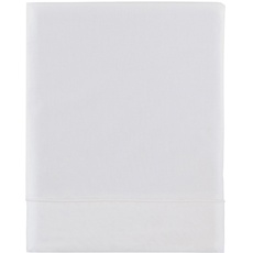 Essix Home Collection Spannbettlaken, Perkal-Baumwolle, weiß, 270 x 300 cm