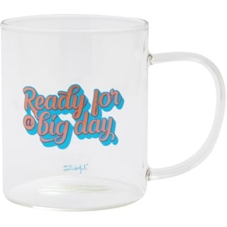 Mr. Wonderful Glass Mug - Ready for a big day