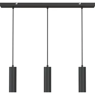 Calex Rund 3-flg. 10 cm Zylinder Schwarz