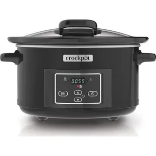 Digitaler Slow Cooker aus Edelstahl – 4,7 Liter für 4–5 Personen