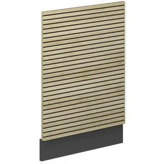 Vicco Unterschrank Geschirrspülblende Fame-Line 45 x 67,4 x 1,6 cm Eiche Paneel/Weiß