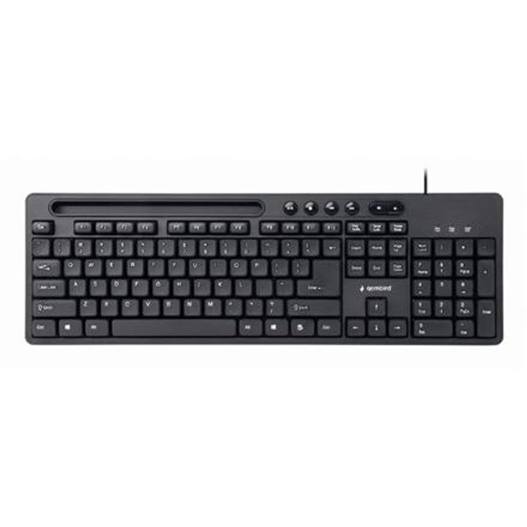 Bild von KB-UM-108 Tastatur USB QWERTY US Schwarz