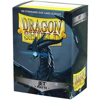 Dragon Shield Standard Size Kartenhüllen Jet Matte 100 CT