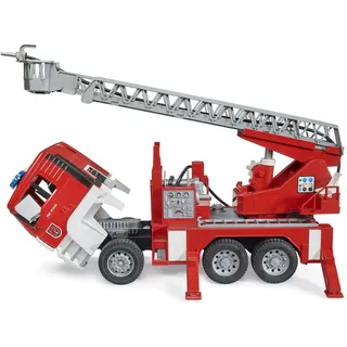 Bruder 02771 - Feuerwehr mit Drehleiter rot 1:16