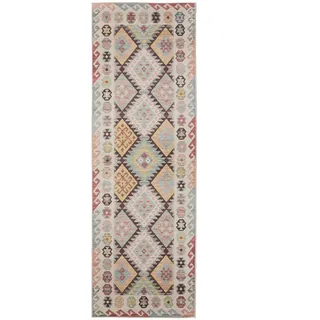 benuta Vintage-Läufer George waschbar 80x240 cm , Multicolor , Kunststoff , Vintage , Rechteckig , 80x240 cm , Oeko-Tex® Standard 100 , in verschiedenen Größen erhältlich, rutschfeste Unterfläche, waschbar , Teppiche und Böden, Teppiche, Teppichläufer, Läufer