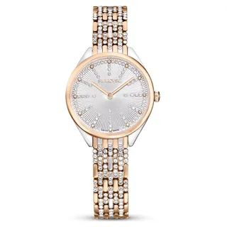 SWAROVSKI Damen Uhr 30 mm Schweizer Quarz Roséfarben ATTRACT 5649987 - Gold