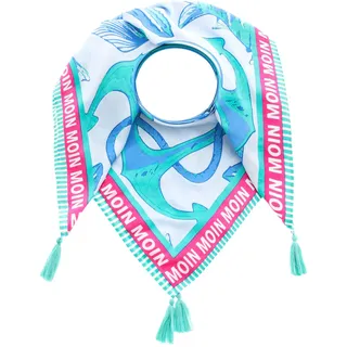 Zwillingsherz Modetuch »"Ocean"« mit Tasseln, grün