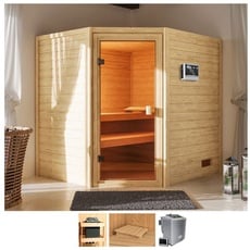 Bild Sauna »Trixi«, 4,5-kW-Bio-Ofen mit ext. Steuerung, beige