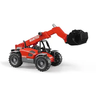 Bruder 02125 - Manitou Teleskoplader MLT 633 - 1:16 Fahrzeuge, Baufahrzeug, Baumaschine, Stapler, Radlader, Spielzeug
