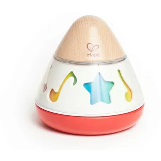 Hape Kreisel , Multicolor , Holz, Kunststoff, Holzwerkstoff , Buche , 10.8x10.4x10.8 cm , Reach, EN 71 , Geräuscheffekte, transportierbar , Spielzeug, Holzspielzeug