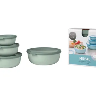 Mepal Cirqula rund khaki 2,25 l 4-teiliges Set