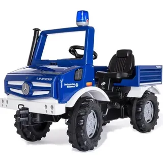 Rolly Toys Unimog THW Tretauto ab 3 Jahren (Auto zum selber fahren) 038305 - Blau