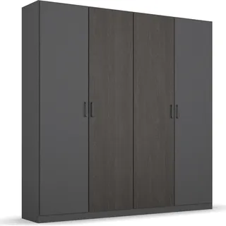 Rauch Miro 181 x 210 x 54 cm graumetallic/black oak