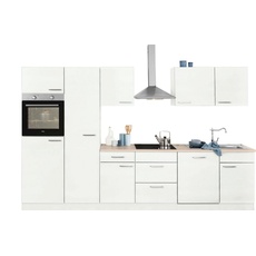 Bild Küchenzeile »Zell«, mit E-Geräten, Breite 310 cm, weiß