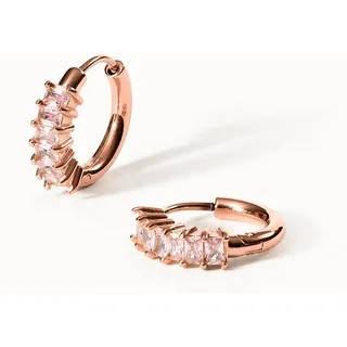 PURELEI Pink Love Ohrringe mit Zirkonia Steinen
