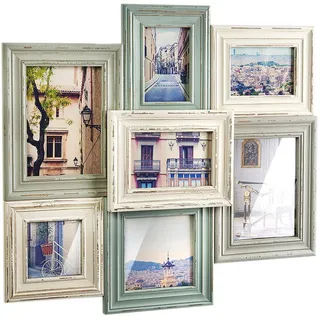 locker Galerierahmen »Collage« Vintage für 7 Bilder, bunt