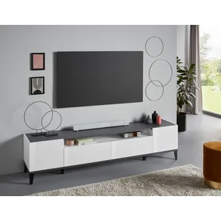 Home Affaire SunriseTV-Board Lowboard 200 cm Weiß Holz