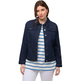 Ulla Popken Damen Größen, Jeansjacke, Blue Denim, 56