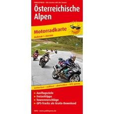 Motorradkarte Österreichische Alpen
