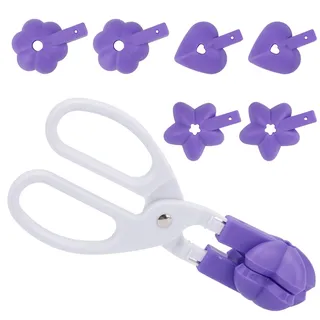 lasuroa 3-in-1 Cake Pop Formen Set, Lila Herz Blume Stern Cake Pop Formen Pressset Lutscherformen Backwerkzeuge für Süßigkeiten Schokolade DIY Desserts
