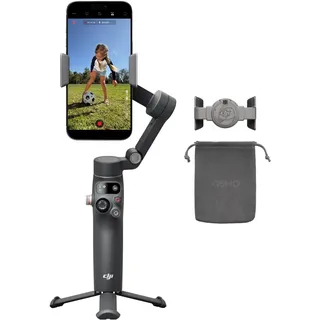 DJI Osmo Mobile 8 Standard-Combo, Gimbal-Stabilisator für Smartphones, Natives AI-Tracking, 360°-Schwenkrotation, Verlängerungsstab & Stativ integriert, 10 Std. Akku