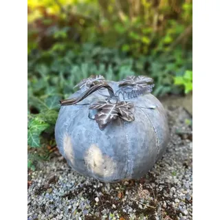 Dekokürbis, antik-zink