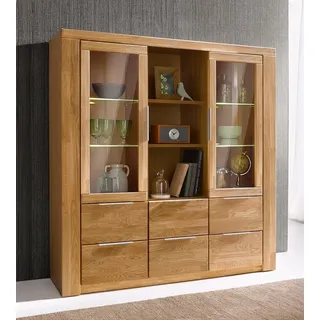 OTTO home Highboard 140 x 145 x 40 cm Braun