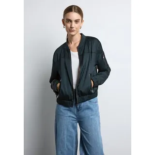 STREET ONE Damen A212259 Satin-Blouson, Hunter Green, 36