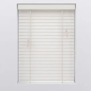 Jalousie , Weiß , Holz , Bambus , Holz , 180x175 cm , Länge universell einstellbar , Heimtextilien, Vorhänge, Rollos, Jalousien