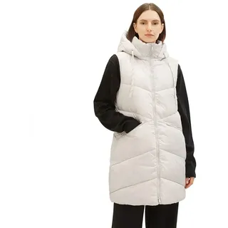 Tom Tailor 1037562 Modern Lange Weste - Clouds Grey - 3XL