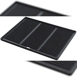 CLP Grillplatte 45,5 x 35 cm Gusseisen grau