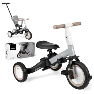 KIKKABOO Flip 5-in-1, Dreirad-buggy - Grey - One Size
