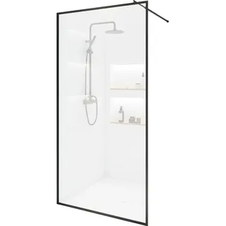 Home Deluxe Duschabtrennung BAKI Schwarzer Rahmen 80 x 200 cm