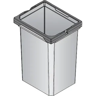 Envi Free Mülleimer 20813 Anthrazit 10 Liter 230 x 191 x 326 mm - Grau