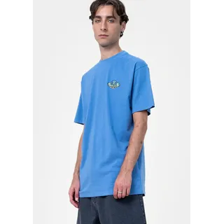 T-Shirt SANTA CRUZ "WINKOWSKI UFO DOT T-SHIRT", Herren, Gr. S, blau (azure blau), Obermaterial: 100% Baumwolle, Shirts T-Shirt