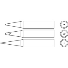 Bild 80154 Lötspitze Bleistiftform Spitzen-Größe 1mm Inhalt 1St.